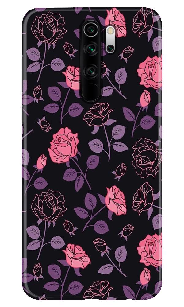 Rose Black Background Case for Poco M2