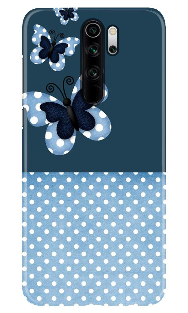White dots Butterfly Case for Xiaomi Redmi 9 Prime