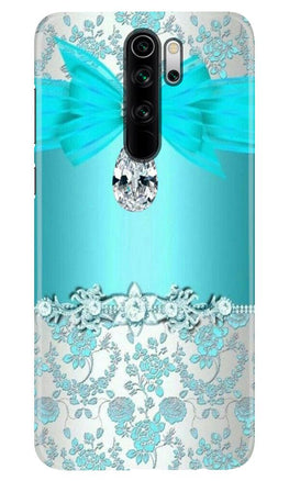 Shinny Blue Background Case for Poco M2