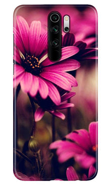 Purple Daisy Mobile Back Case for Xiaomi Redmi 9 Prime (Design - 65)