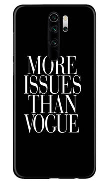 More Issues than Vague Mobile Back Case for Poco M2 (Design - 74)