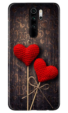Red Hearts Mobile Back Case for Xiaomi Redmi 9 Prime (Design - 80)