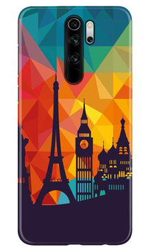 Eiffel Tower2 Mobile Back Case for Xiaomi Redmi 9 Prime (Design - 91)