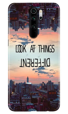 Look at things different Mobile Back Case for Poco M2 (Design - 99)
