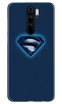 Superman Superhero Mobile Back Case for Xiaomi Redmi 9 Prime  (Design - 117)