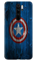 Captain America Superhero Case for Poco M2  (Design - 118)