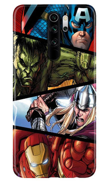 Avengers Superhero Mobile Back Case for Xiaomi Redmi 9 Prime  (Design - 124)