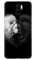 Dark White Lion Case for Xiaomi Redmi 9 Prime  (Design - 140)