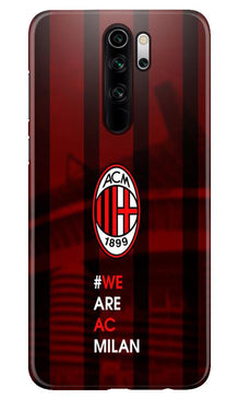 AC Milan Mobile Back Case for Poco M2  (Design - 155)