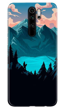 Mountains Mobile Back Case for Xiaomi Redmi 9 Prime (Design - 186)