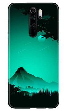Moon Mountain Mobile Back Case for Xiaomi Redmi 9 Prime (Design - 204)