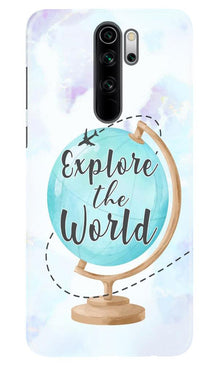 Explore the World Mobile Back Case for Poco M2 (Design - 207)