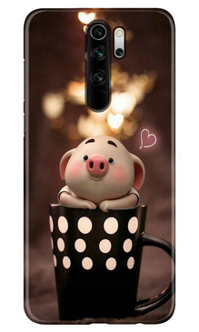 Cute Bunny Mobile Back Case for Xiaomi Redmi 9 Prime (Design - 213)