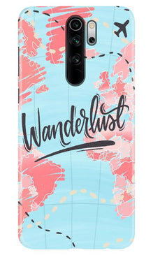 Wonderlust Travel Mobile Back Case for Poco M2 (Design - 223)