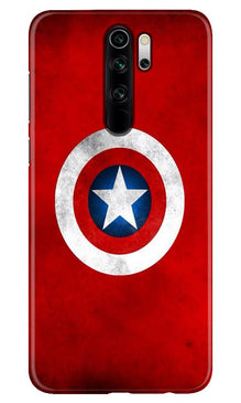Captain America Mobile Back Case for Xiaomi Redmi 9 Prime (Design - 249)