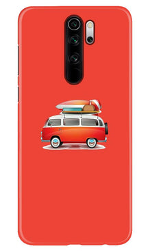 Travel Bus Mobile Back Case for Xiaomi Redmi 9 Prime (Design - 258)