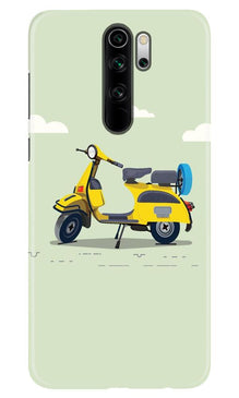 Vintage Scooter Mobile Back Case for Poco M2 (Design - 260)