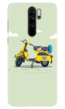 Vintage Scooter Mobile Back Case for Xiaomi Redmi 9 Prime (Design - 260)