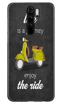 Life is a Journey Mobile Back Case for Xiaomi Redmi 9 Prime (Design - 261)