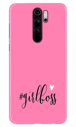 Girl Boss Pink Case for Xiaomi Redmi 9 Prime (Design No. 269)