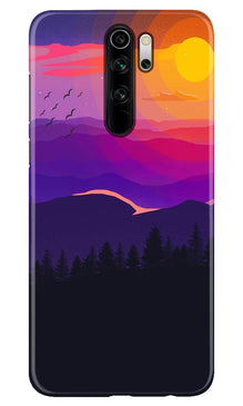 Sun Set Mobile Back Case for Poco M2 (Design - 279)
