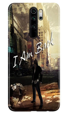 I am Back Mobile Back Case for Poco M2 (Design - 296)