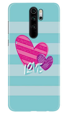 Love Mobile Back Case for Poco M2 (Design - 299)