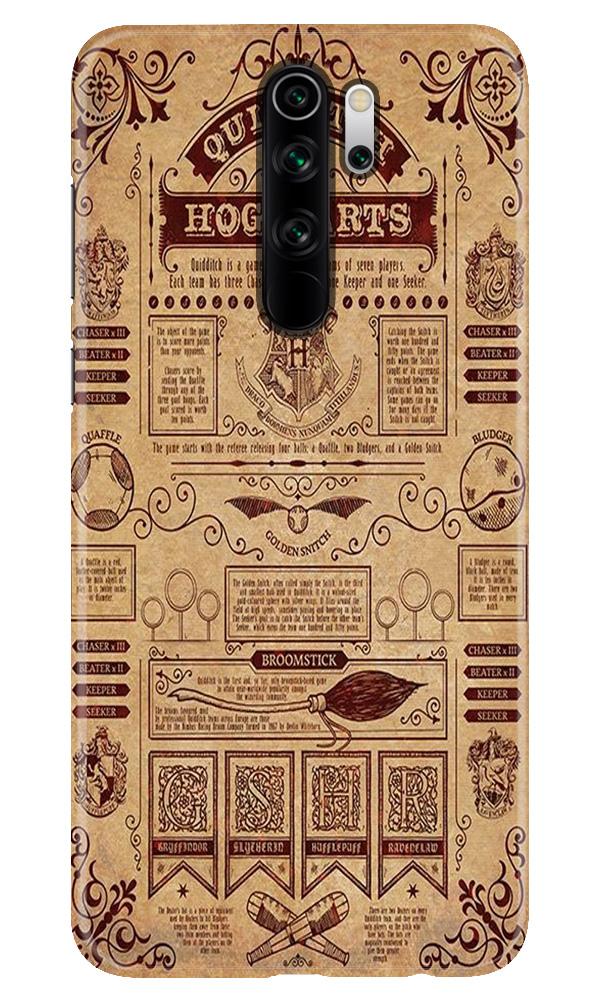 Hogwarts Mobile Back Case for Xiaomi Redmi 9 Prime (Design - 304)
