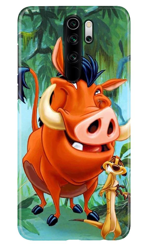 Timon and Pumbaa Mobile Back Case for Xiaomi Redmi 9 Prime (Design - 305)
