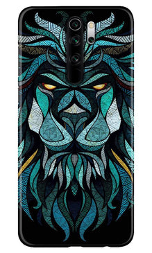 Lion Mobile Back Case for Xiaomi Redmi 9 Prime (Design - 314)