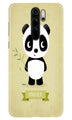 Panda Bear Mobile Back Case for Xiaomi Redmi 9 Prime (Design - 317)