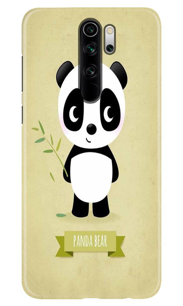 Panda Bear Mobile Back Case for Poco M2 (Design - 317)