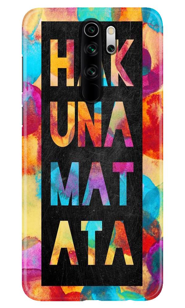Hakuna Matata Mobile Back Case for Xiaomi Redmi 9 Prime (Design - 323)