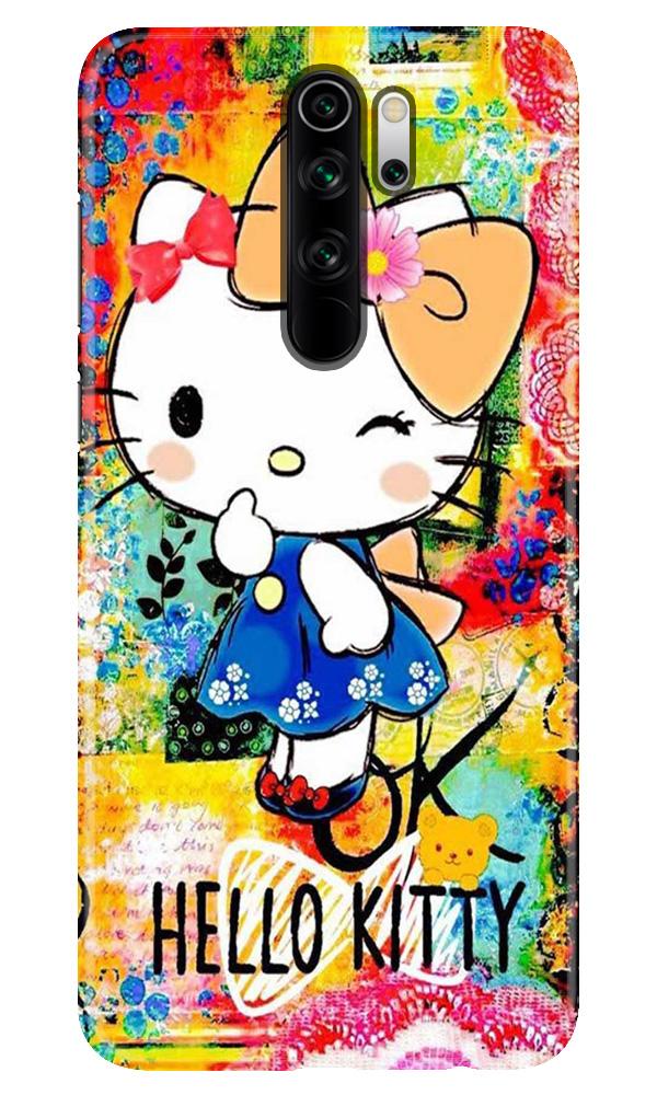 Hello Kitty Mobile Back Case for Poco M2 (Design - 362)