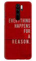 Everything Happens Reason Mobile Back Case for Poco M2 (Design - 378)