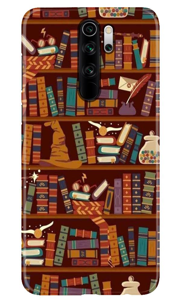 Book Shelf Mobile Back Case for Poco M2 (Design - 390)