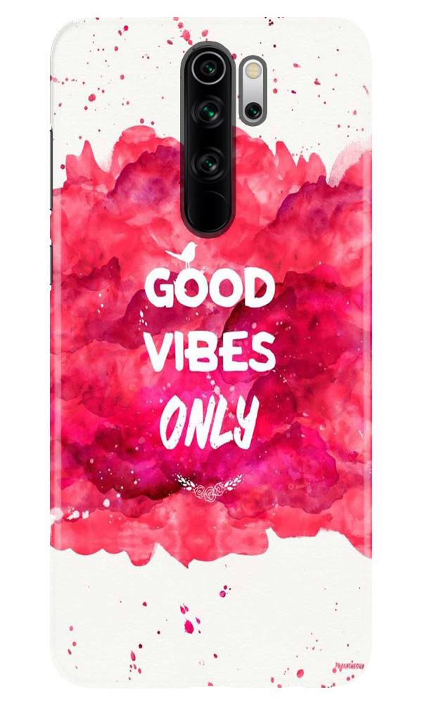 Good Vibes Only Mobile Back Case for Xiaomi Redmi 9 Prime (Design - 393)