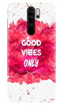 Good Vibes Only Mobile Back Case for Poco M2 (Design - 393)