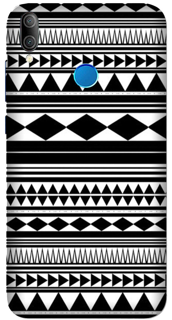 Black white Pattern Case for Xiaomi Redmi Note 7S