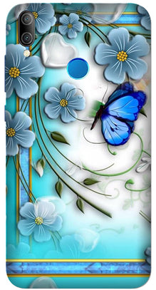 Blue Butterfly Mobile Back Case for Asus Zenfone Max Pro M1 (Design - 21)