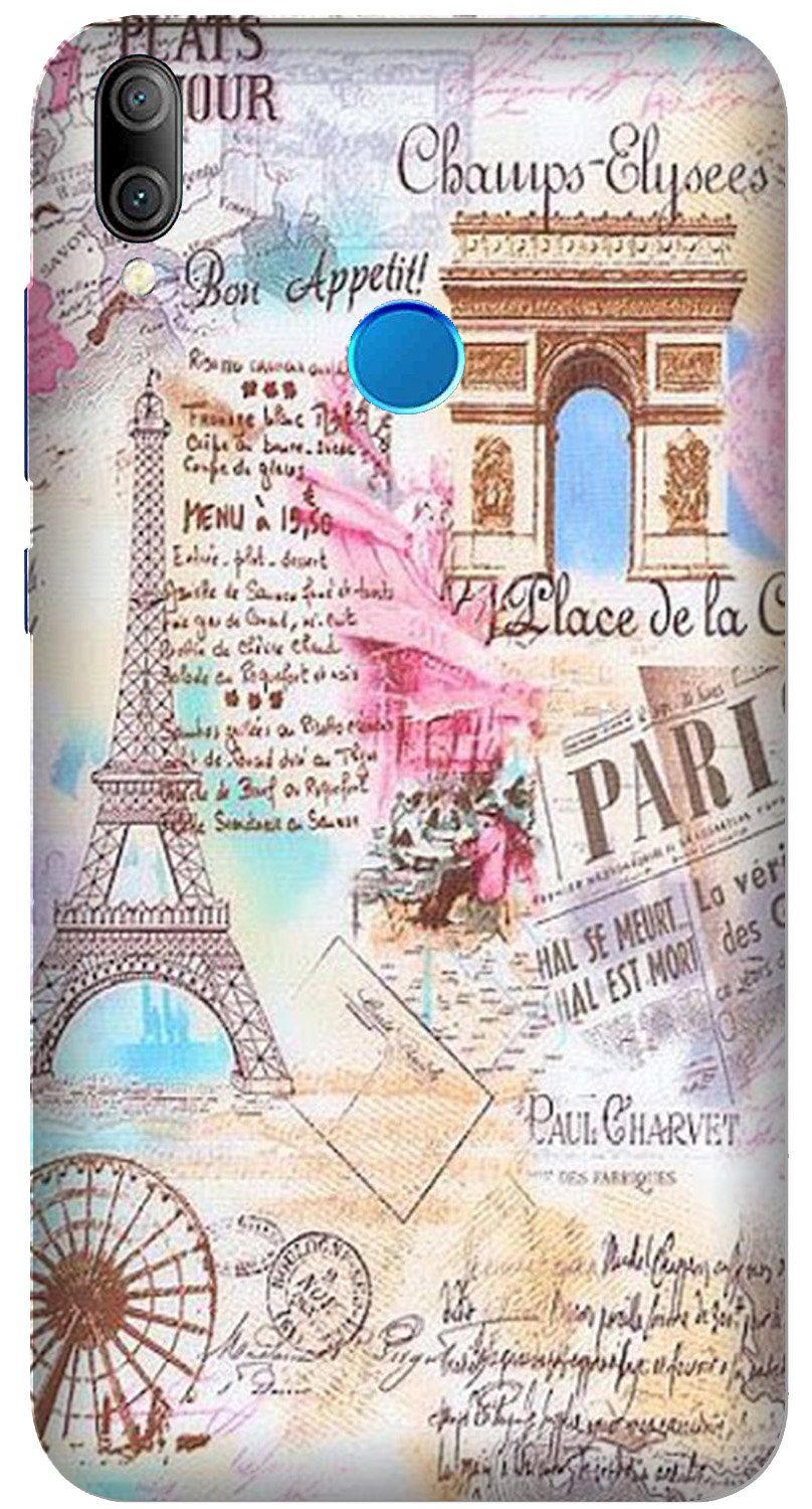 Paris Eiftel Tower Case for Huawei Y7 Prime 2019 Model