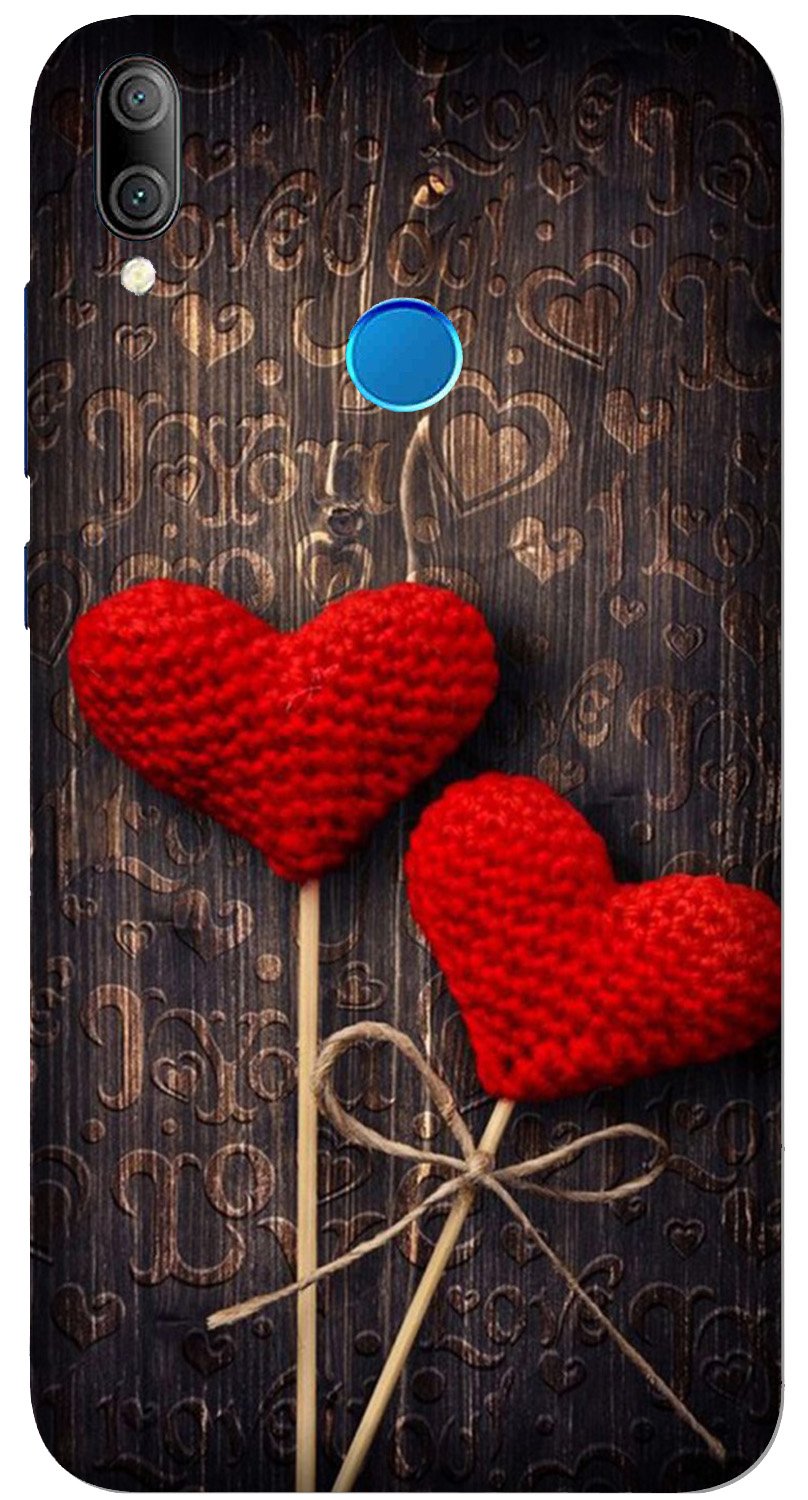 Red Hearts Case for Huawei Y7 Prime 2019 Model