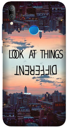 Look at things different Mobile Back Case for Huawei Nova 3i (Design - 99)