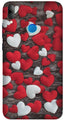 Red White Hearts Case for Asus Zenfone Max Pro M1  (Design - 105)