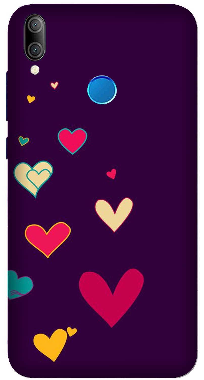 Purple Background Case for Xiaomi Redmi Note 7S(Design - 107)