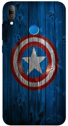 Captain America Superhero Mobile Back Case for Huawei Nova 3i  (Design - 118)