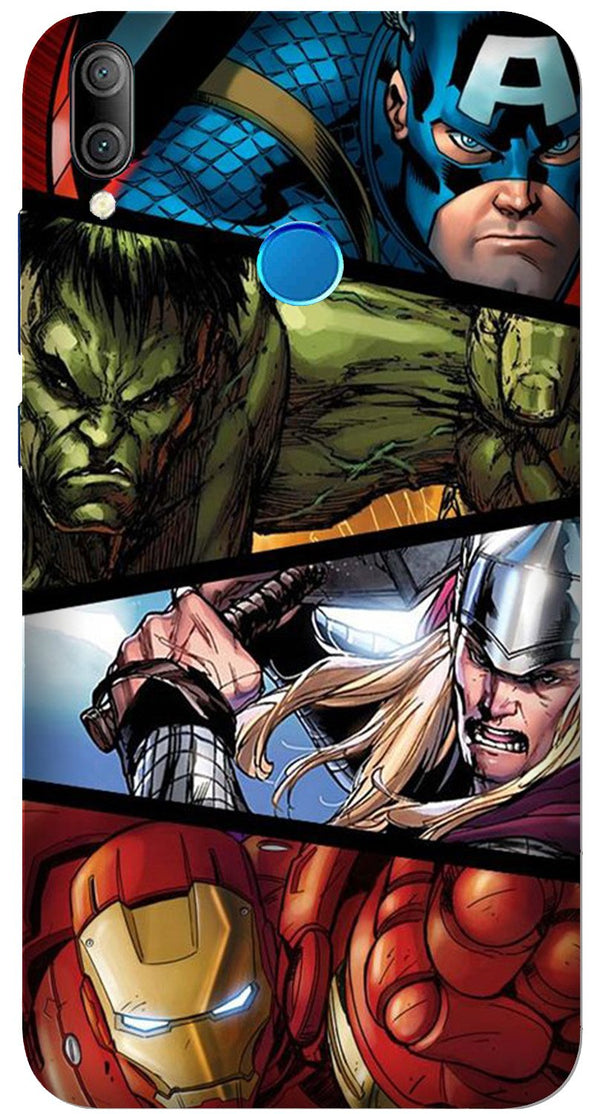 Avengers Superhero Case for Xiaomi Redmi Note 7S  (Design - 124)