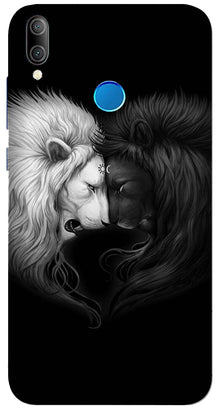 Dark White Lion Mobile Back Case for Asus Zenfone Max Pro M1  (Design - 140)
