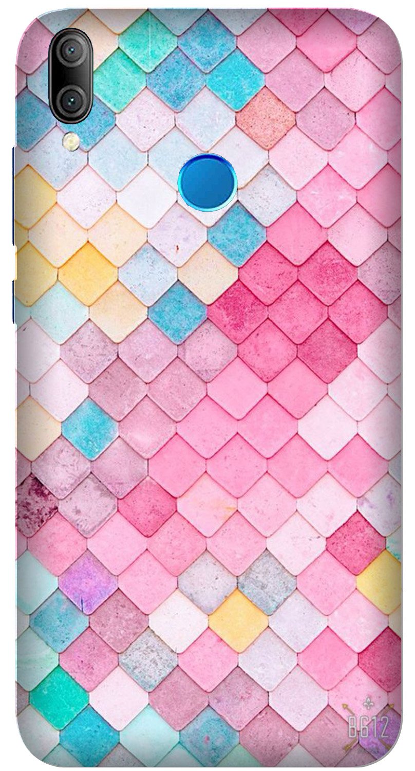 Pink Pattern Case for Xiaomi Redmi Note 7S (Design No. 215)