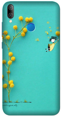 Flowers Girl Mobile Back Case for Huawei Nova 3i (Design - 216)